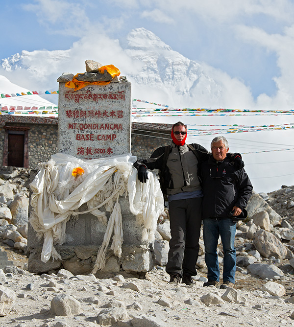 Camp de base Everest (Qomolangma en tibétain)
