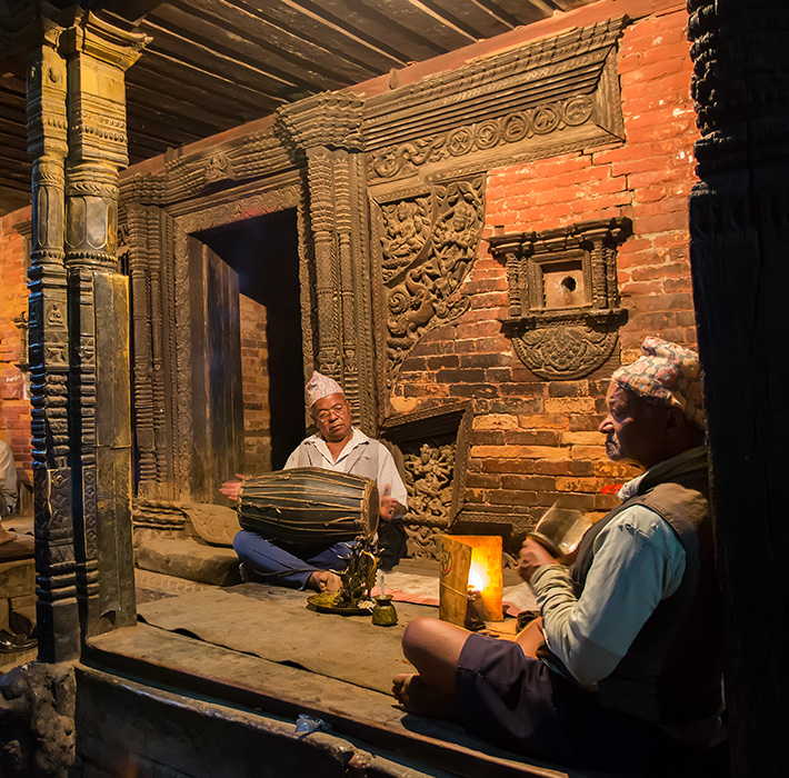 Le soir à Bhaktapur