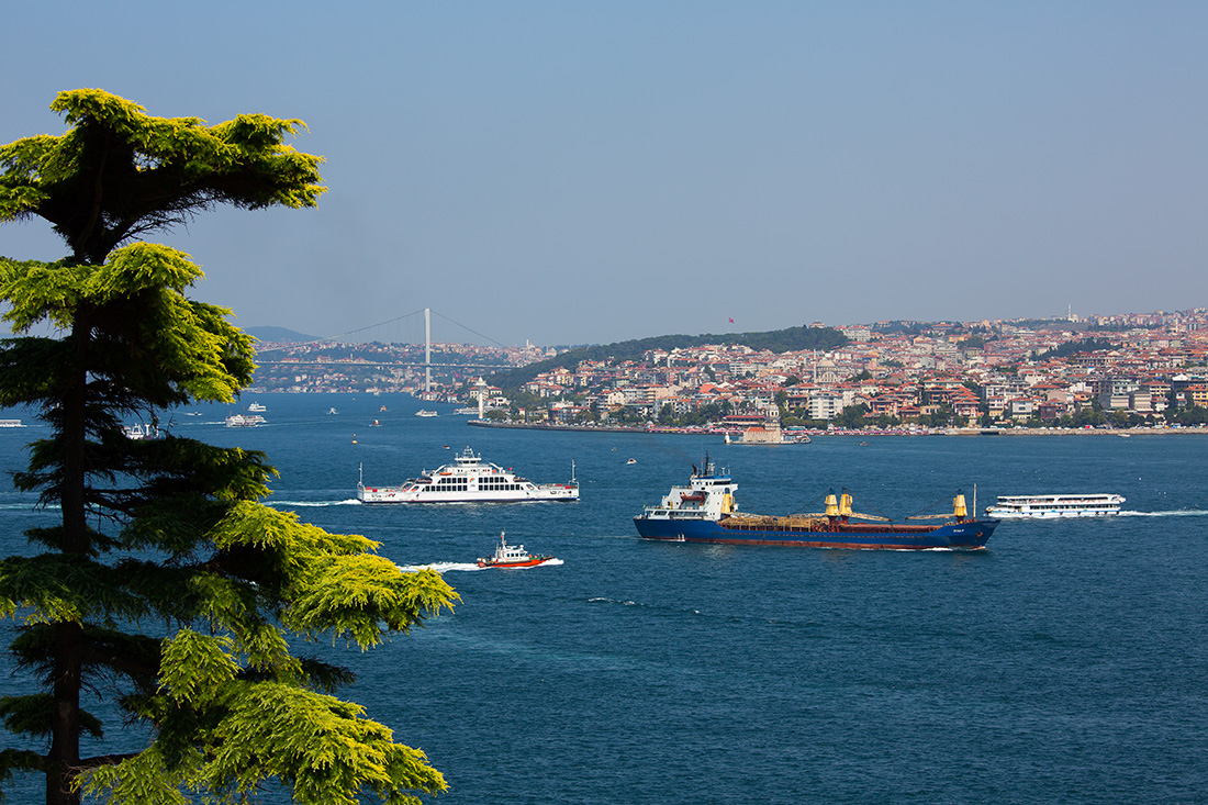 Le détroit du bosphore, devant Istanbul